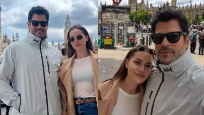 Burak Özçivit Ve Fahriye Evcen Tatile Çıktı! Londra'da Aile Saadeti…