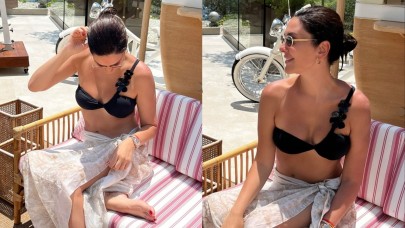 Bergüzar Korel Bikinili Pozlarını Paylaştı! 25 kilo Veren Korel Fit Görünümle Dudak Isırttı