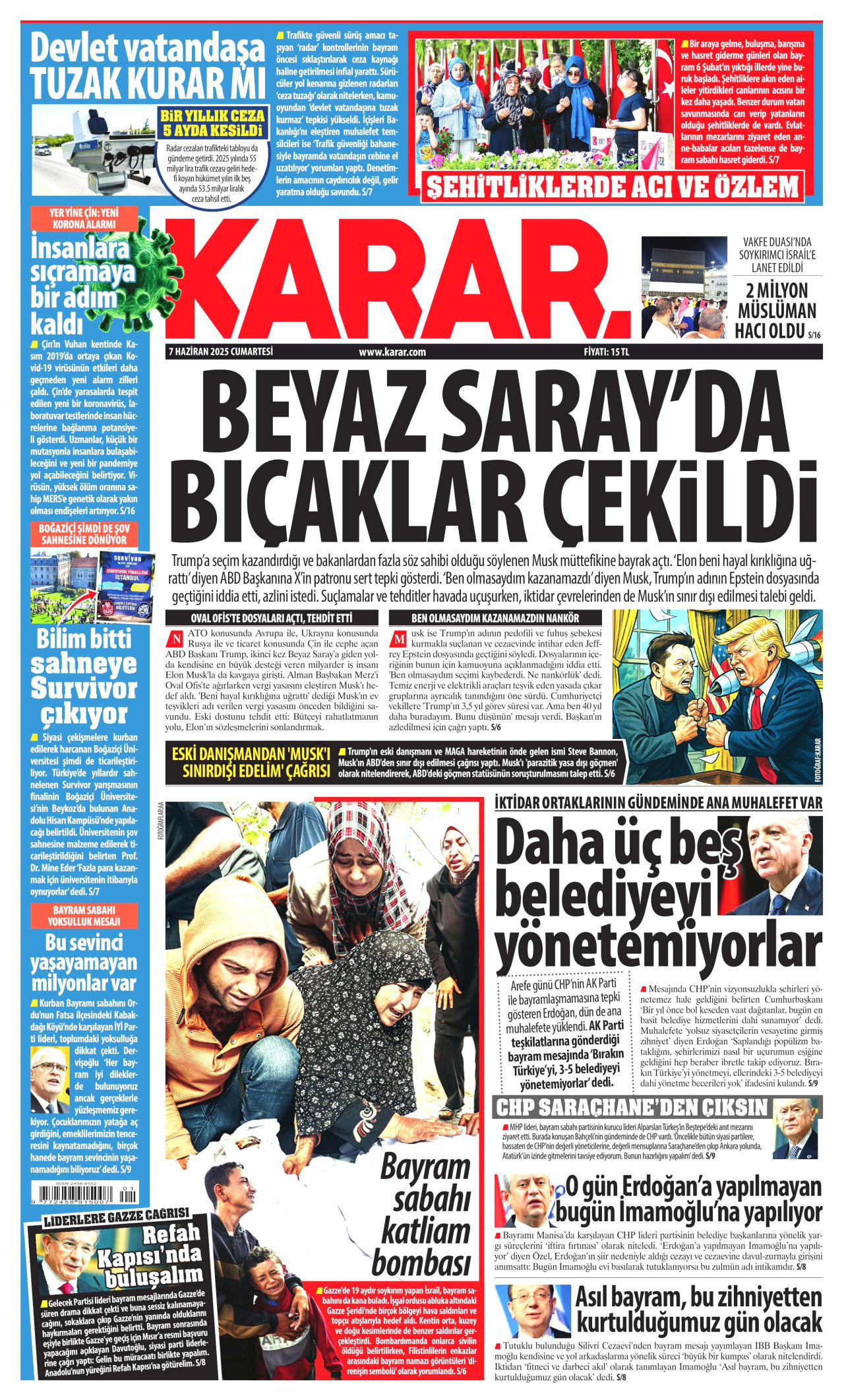 KARAR Gazete Manşeti