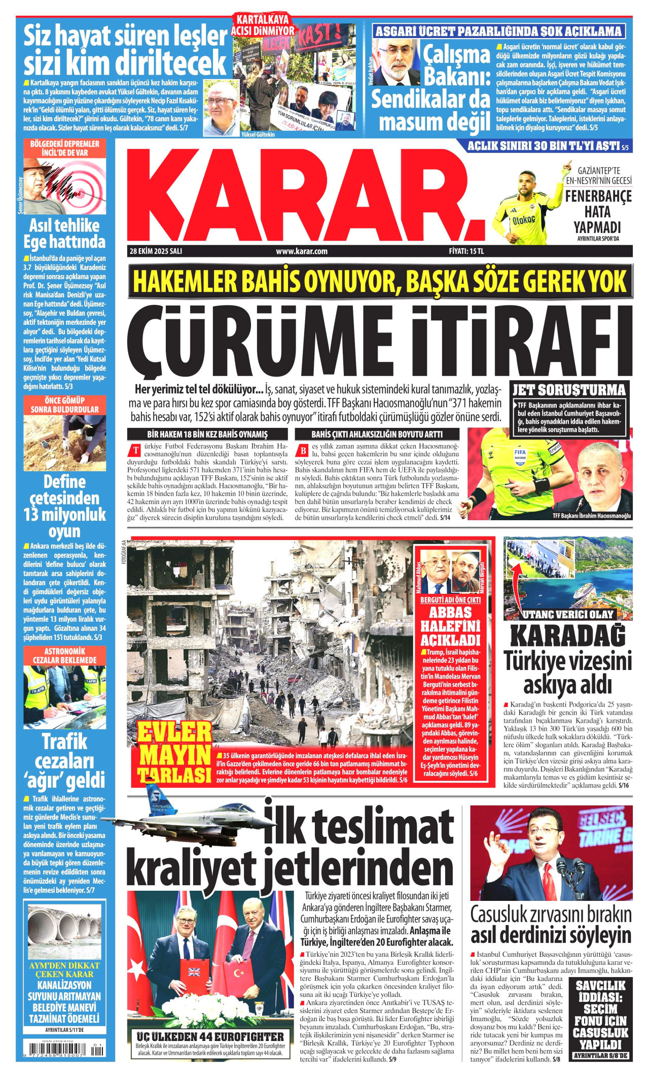 KARAR Gazete Manşeti