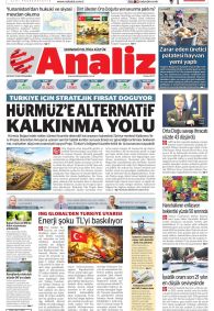 Analiz Gazetesi Gazete Manşeti