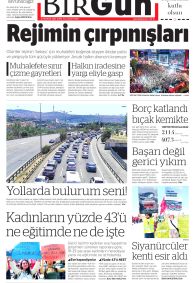 BİRGÜN Gazete Manşeti
