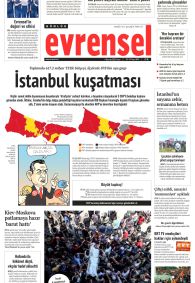 EVRENSEL Gazete Manşeti