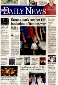 HÜRRİYET DAİLY NEWS Gazete Manşeti