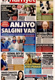 HÜRRİYET Gazete Manşeti