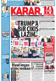 Karar Gazetesi Gazete Manşeti
