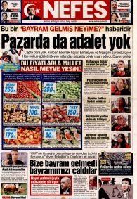 NEFES Gazete Manşeti