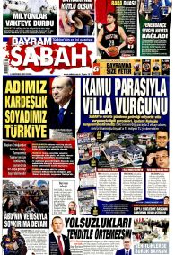 SABAH Gazete Manşeti