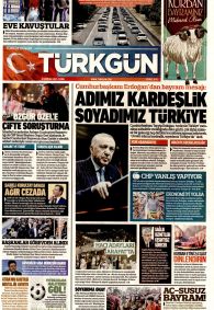 TÜRKGÜN Gazete Manşeti