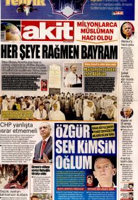 YENİ AKİT Gazete Manşeti